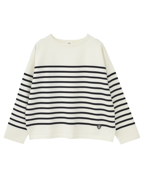【ORCIVAL/オーシバル】ワイドシルエットプルオーバーニット 詳細画像 ホワイト系その他 1