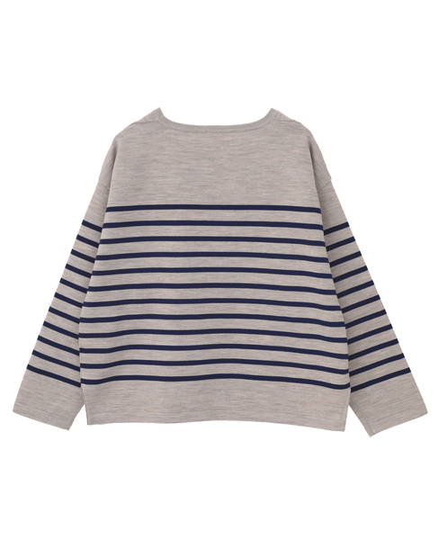 【ORCIVAL/オーシバル】ワイドシルエットプルオーバーニット 詳細画像 ベージュ系その他 2