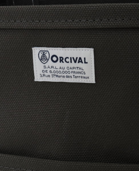 【ORCIVAL/オーシバル】キャンバストートバッグ 詳細画像 チャコールグレー 5