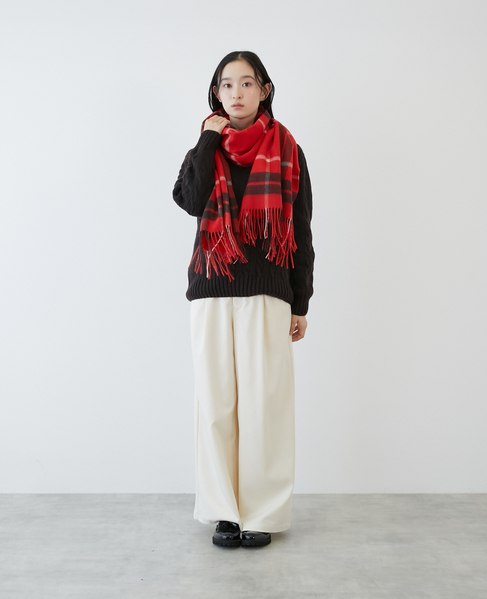 【TWEEDMILL/ツイードミル】大判ストール 詳細画像 その他 2