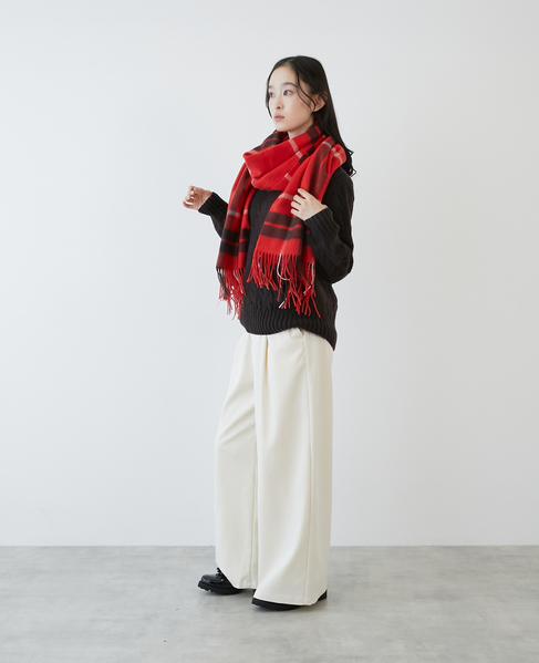 【TWEEDMILL/ツイードミル】大判ストール 詳細画像 その他 3