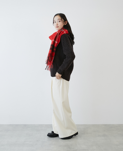 【TWEEDMILL/ツイードミル】大判ストール 詳細画像 その他 4