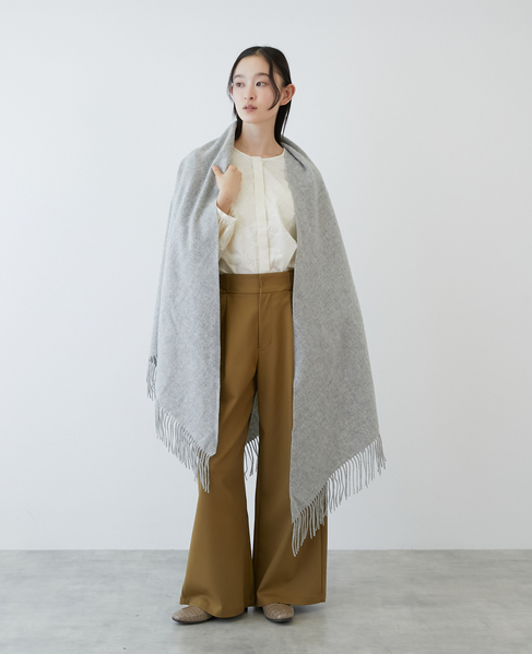 【TWEEDMILL/ツイードミル】ストール 詳細画像 グレー 1