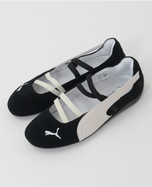 【PUMA/プーマ】SPEEDCAT BALLET SD WNS　スニーカー 詳細画像 ブラック&times;ホワイト 1