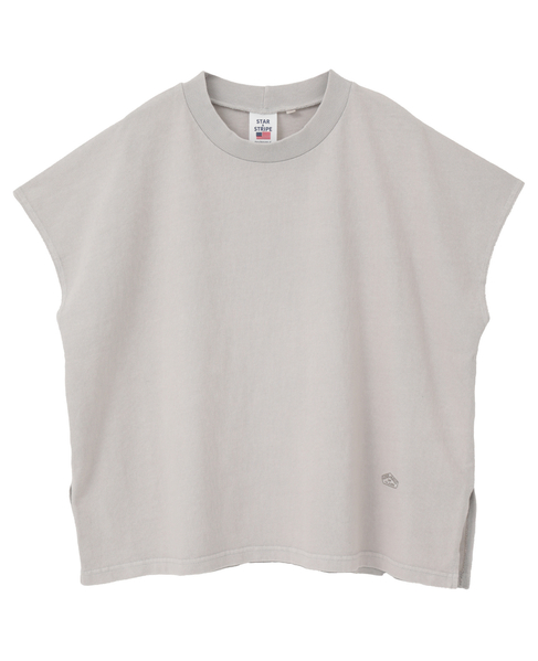 《別注》【STAR＆STRIPE /スターアンドストライプ】レンチスリーブTシャツ 詳細画像 ライトグレー 15