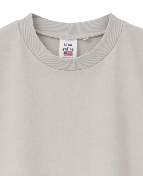 《別注》【STAR＆STRIPE /スターアンドストライプ】レンチスリーブTシャツ 詳細画像 ライトグレー 17