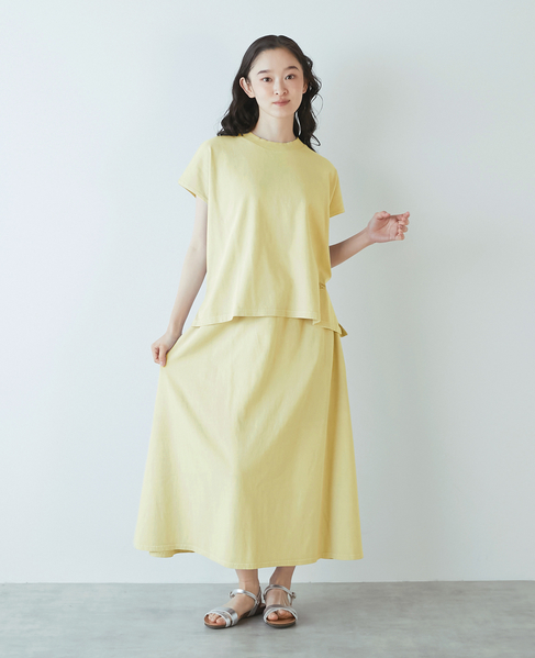《別注》【STAR＆STRIPE /スターアンドストライプ】レンチスリーブTシャツ 詳細画像 イエロー 2