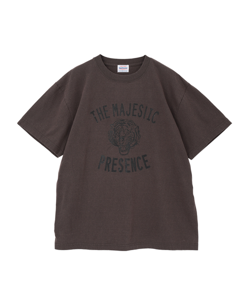【GULF COAST SPORTSWEAR/ガルフ コースト スポーツウェア】ロゴプリントTシャツ 詳細画像 チャコール 1