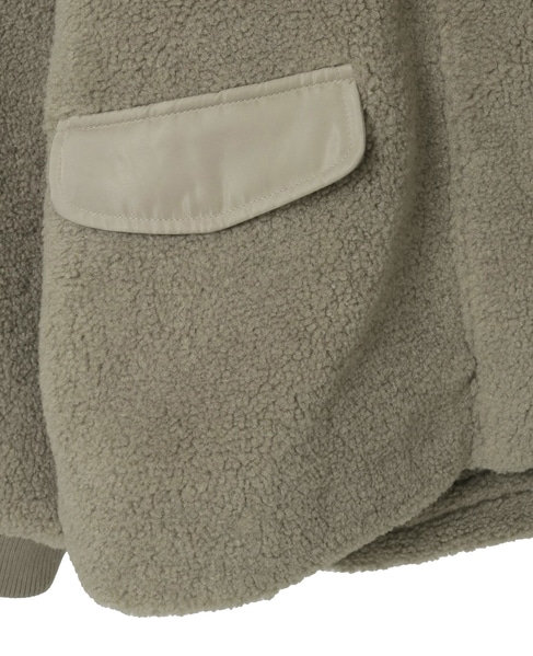 【ボアブルゾン】 詳細画像 モカ 15