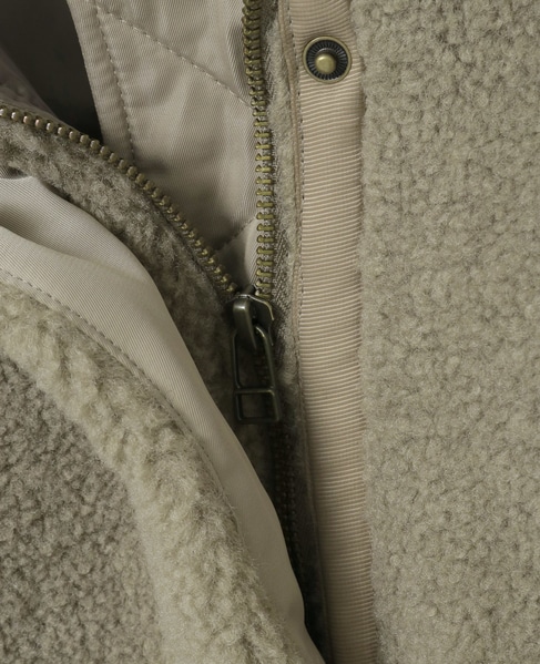 【ボアブルゾン】 詳細画像 モカ 17