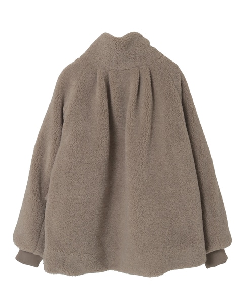 【ボアブルゾン】 詳細画像 モカ 2