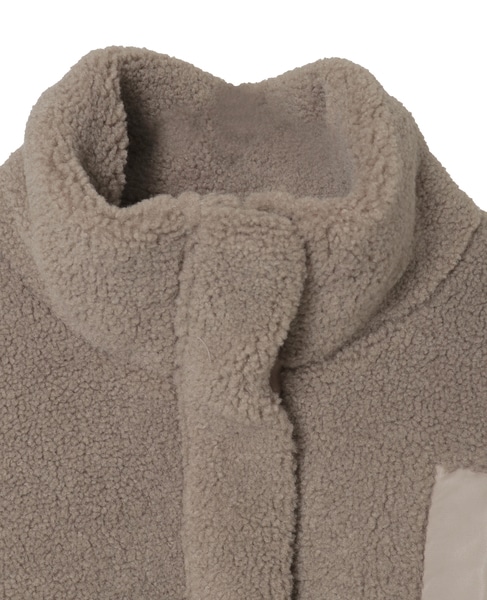 【ボアブルゾン】 詳細画像 モカ 3