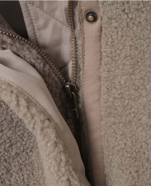 【ボアブルゾン】 詳細画像 モカ 7