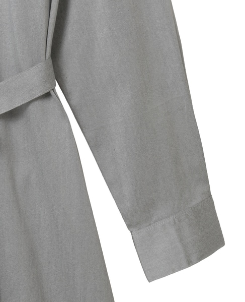 オープンカラーワンピース 詳細画像 ライトグレー 13