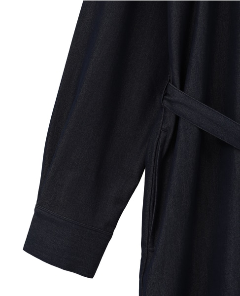 オープンカラーワンピース 詳細画像 インディゴブルー 14