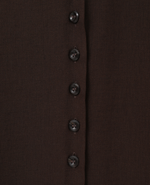 Vネックジレワンピース 詳細画像 ブラウン 7