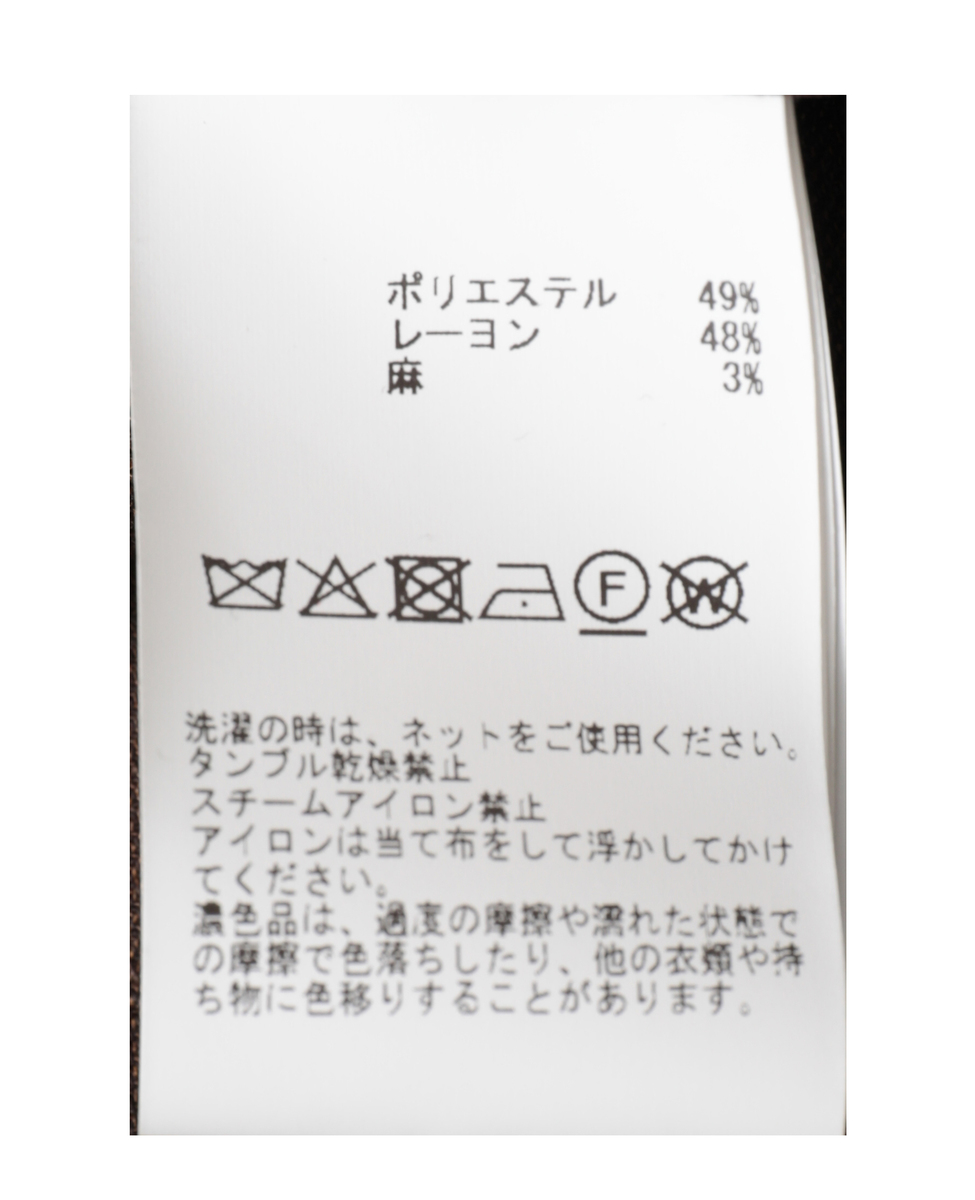 Vネックジレワンピース 詳細画像 ブラック 27