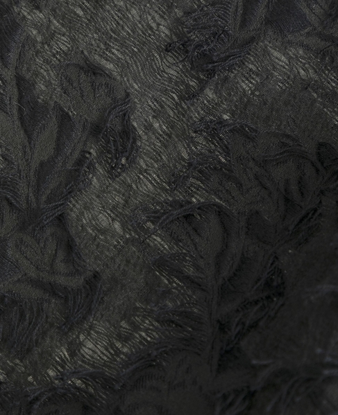 【LOURMARIN】フリンジジャガードブラウス 詳細画像 ブラック 20