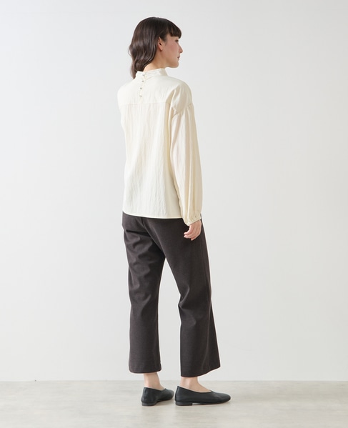 【LOURMARIN】パフスリーブブラウス 詳細画像 クリーム 7