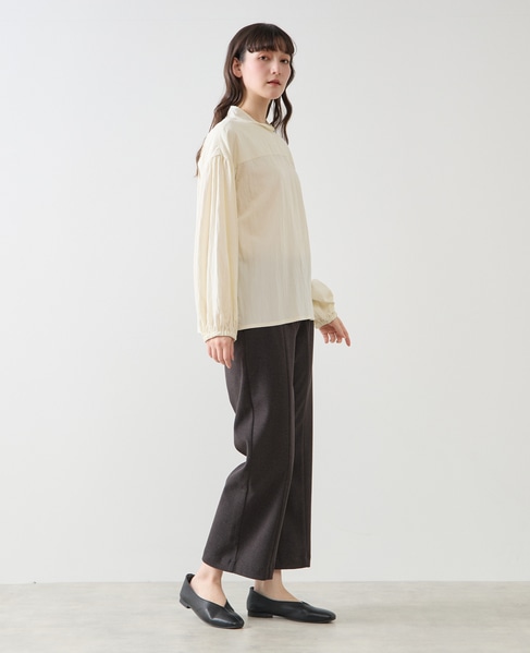 【LOURMARIN】パフスリーブブラウス 詳細画像 クリーム 8