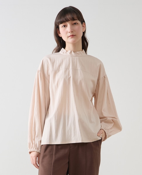 【LOURMARIN】パフスリーブブラウス 詳細画像 ピンク 1