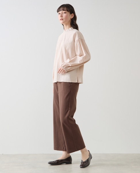 【LOURMARIN】パフスリーブブラウス 詳細画像 ピンク 4