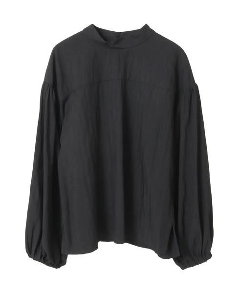 【LOURMARIN】パフスリーブブラウス 詳細画像 ブラック 1