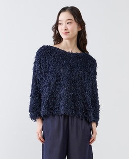 ボートネックプルオーバー