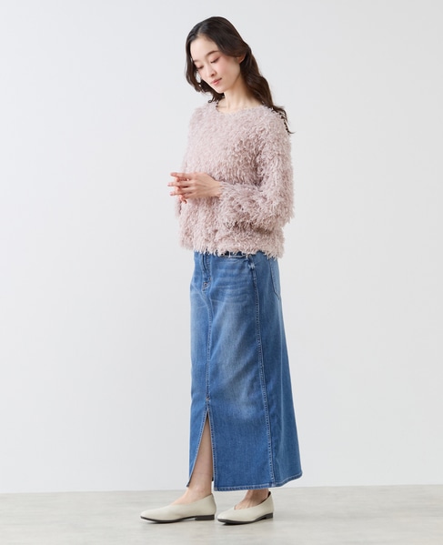 ボートネックプルオーバー 詳細画像 ピンク系その他 4