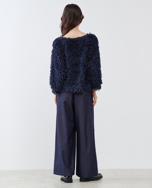 ボートネックプルオーバー 詳細画像 ネイビー 6