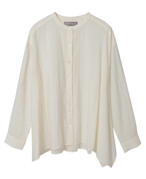 フレアーヘムピンタックブラウス 詳細画像 オフホワイト 5