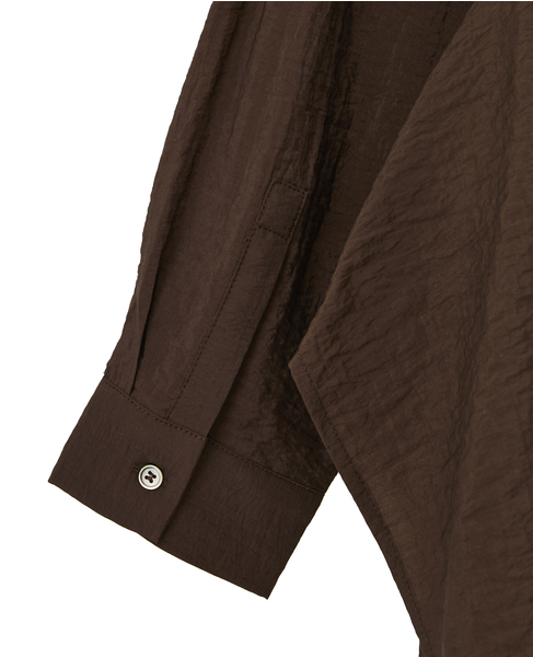 フレアーヘムピンタックブラウス 詳細画像 ブラウン 14