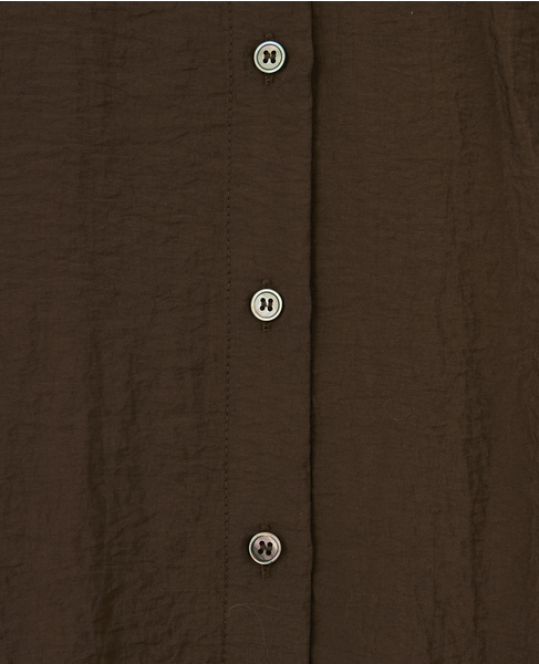 フレアーヘムピンタックブラウス 詳細画像 ブラウン 15