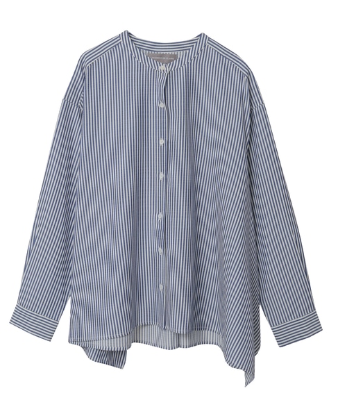 フレアーヘムピンタックブラウス 詳細画像 ブルー 11