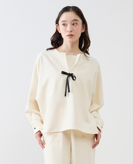 【LOURMARIN】クルーネックドルマンブラウス