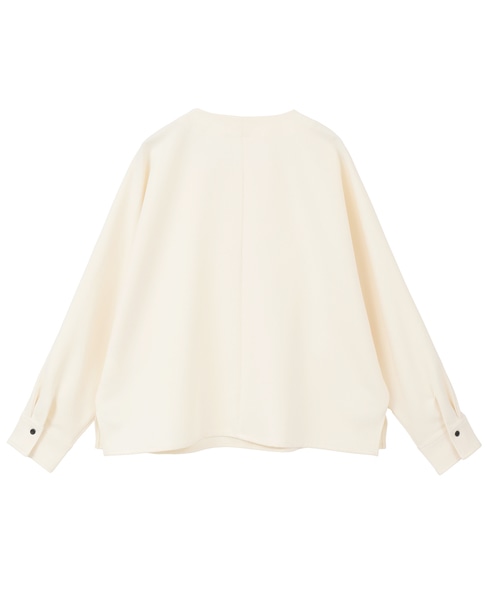 【LOURMARIN】クルーネックドルマンブラウス 詳細画像 ホワイト 12