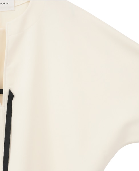 【LOURMARIN】クルーネックドルマンブラウス 詳細画像 ホワイト 16