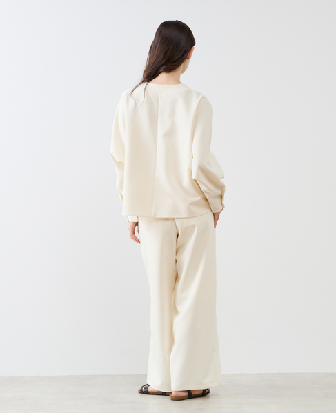 【LOURMARIN】クルーネックドルマンブラウス 詳細画像 ホワイト 7