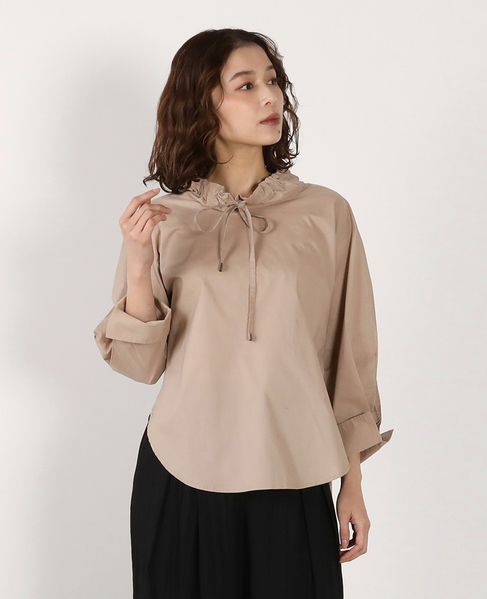 フード付きブラウス 詳細画像 ベージュ 1