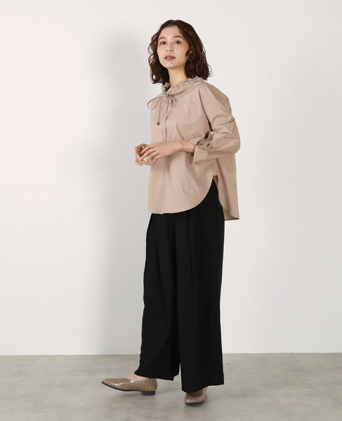 フード付きブラウス 詳細画像 ベージュ 4