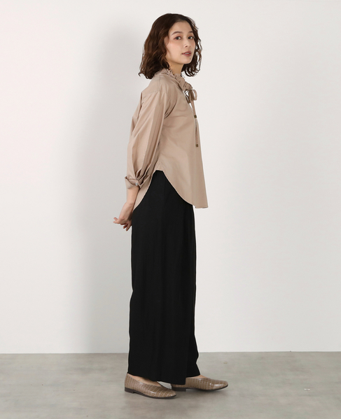 フード付きブラウス 詳細画像 ベージュ 8