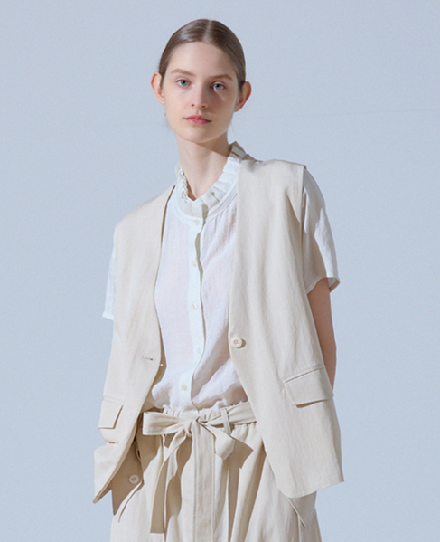 フリルドルマンブラウス 詳細画像 オフホワイト 1