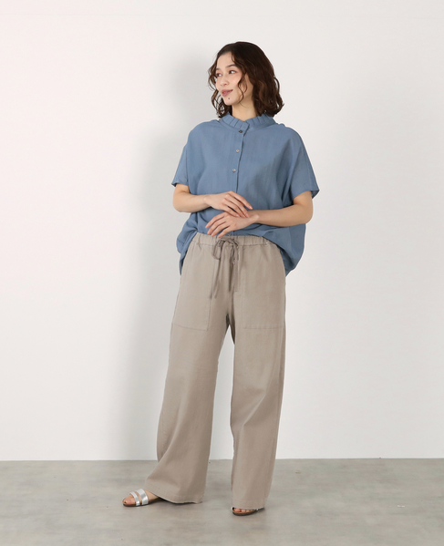 フリルドルマンブラウス 詳細画像 ブルー 4