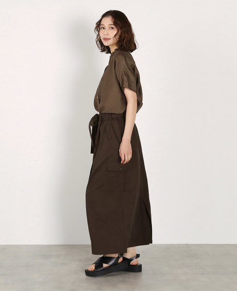 フリルドルマンブラウス 詳細画像 ブラウン 5