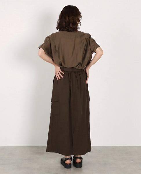 フリルドルマンブラウス 詳細画像 ブラウン 6