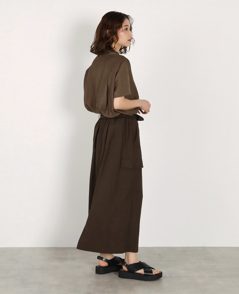 フリルドルマンブラウス 詳細画像 ブラウン 7