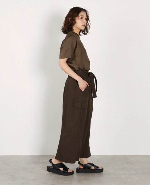 フリルドルマンブラウス 詳細画像 ブラウン 8