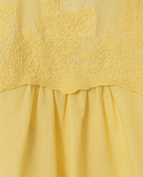 【LOURMARIN】バンドカラーレースシャツ 詳細画像 イエロー 21