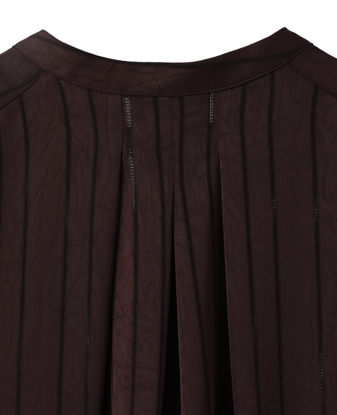 スキッパータックシャツ 詳細画像 ブラウン 4