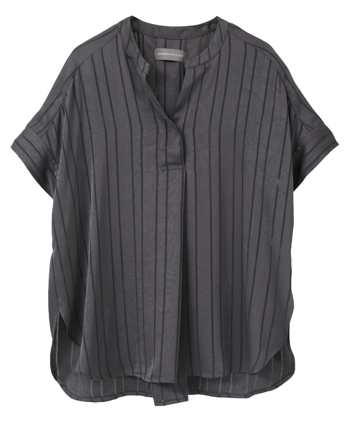 スキッパータックシャツ 詳細画像 グレー 1